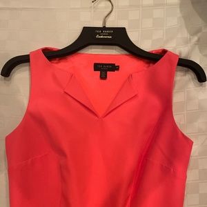 Ted Baker pink Halina sleeveless dress